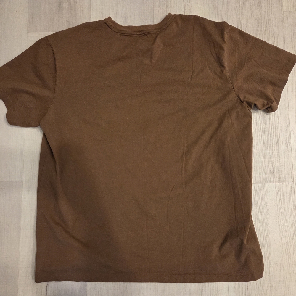 Polo by Ralph Lauren Men's Chocolate Brown Tee - Picture 2 of 3